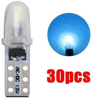Uplift Picks T5 LED Dashboard Bulbs 3014 SMD Instrument Cluster Lights ice Blue (30 Pcs)