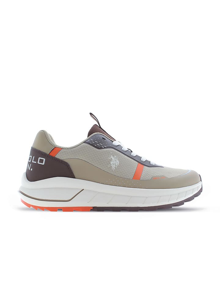 U.S. Polo Sneakers "Seth" in Braun/ Beige - 43