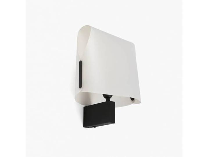 Faro Luang Zwart, Beige Wandlamp