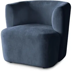 SESSEL Nori dunkelblau velour