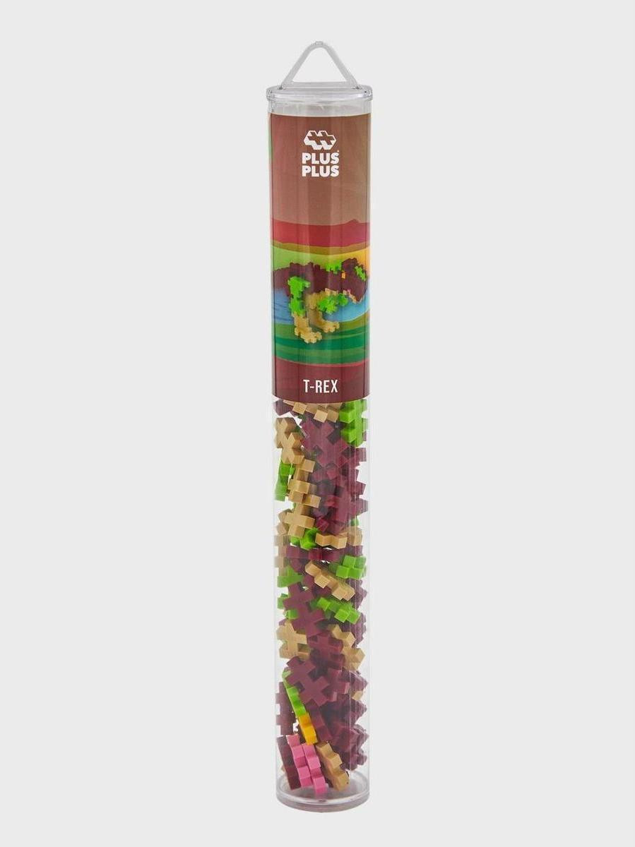 Plus-Plus T-rex bouwset met geluidseffecten, 100 stuks