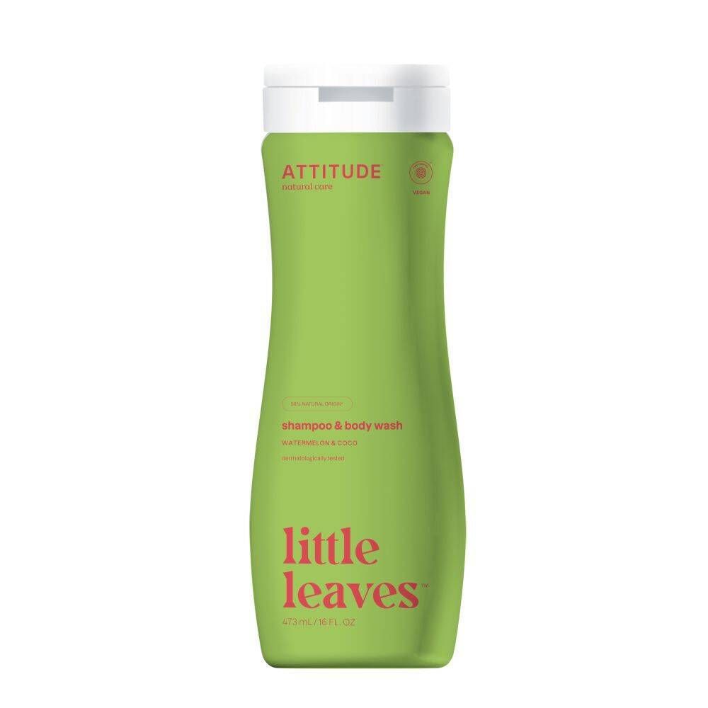 Attitude Little Leaves 2-in-1 Shampoo & Body Wash Watermeloen Kokos 473 ml Waschgel