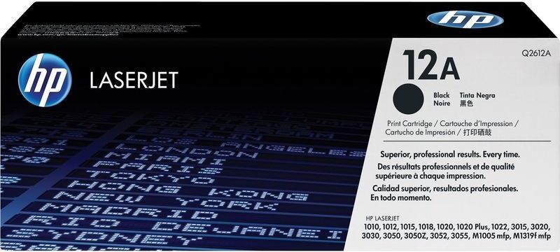 HP 12A (Q2612A) - Noir - Toner Noir
