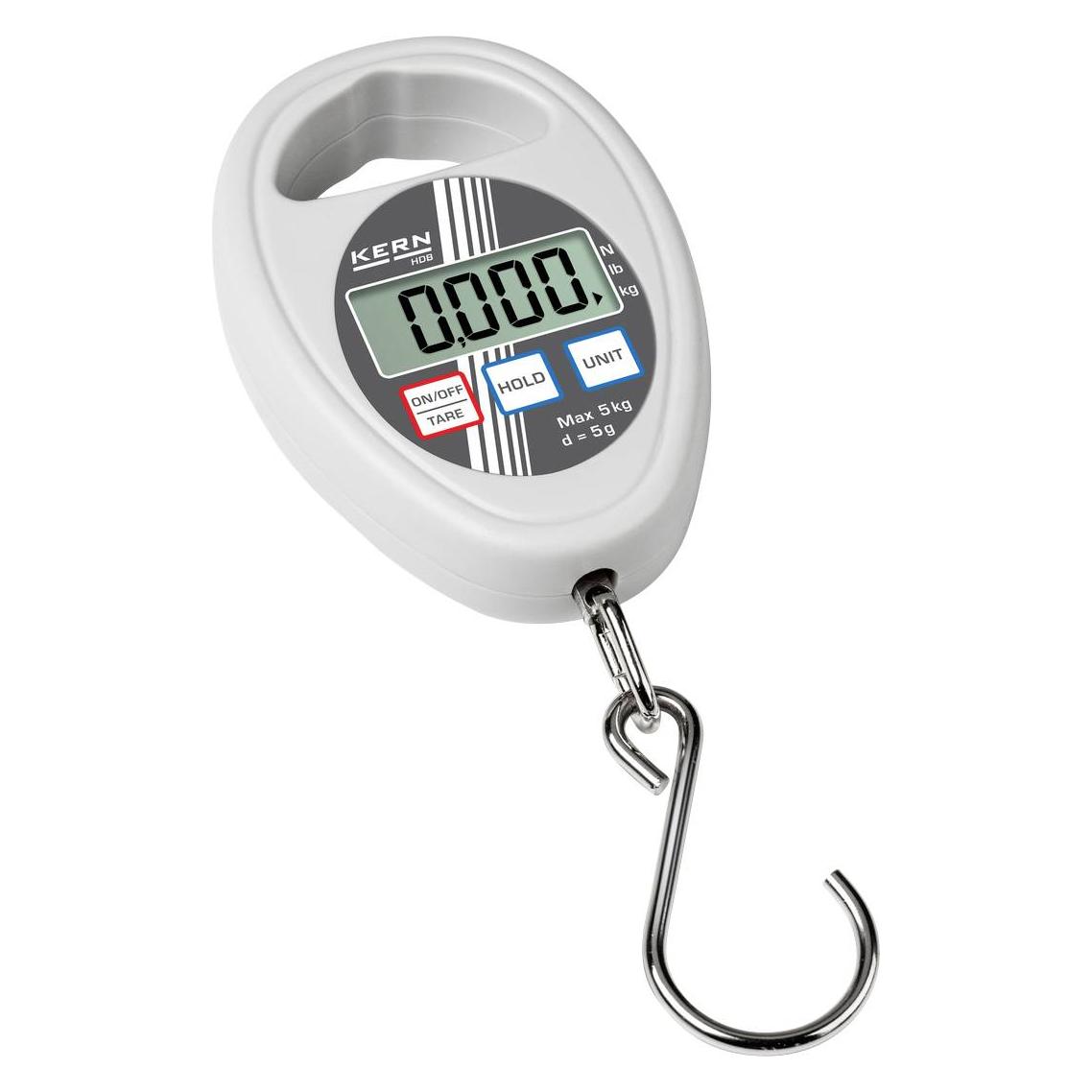 Kern Hängewaage HDB 10K10N+C kalibriert, Wägebereich 10 kg, Ablesbarkeit 10 g (HDB 10K10N+C)