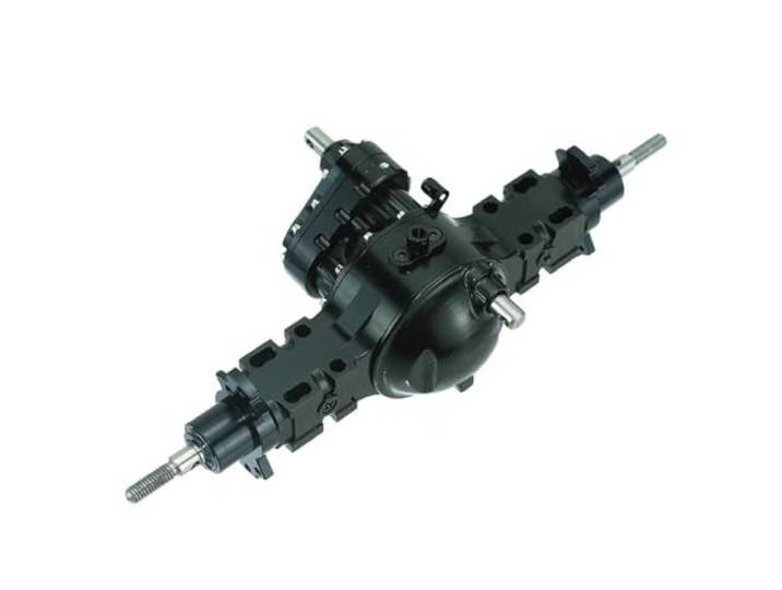 Differential für Auto Passend für Tamiya 1/14 RC Truck. Metall-Autoachse mit Differentialsperre, Hinterachse durch Brücke(Through axle 1pcs)