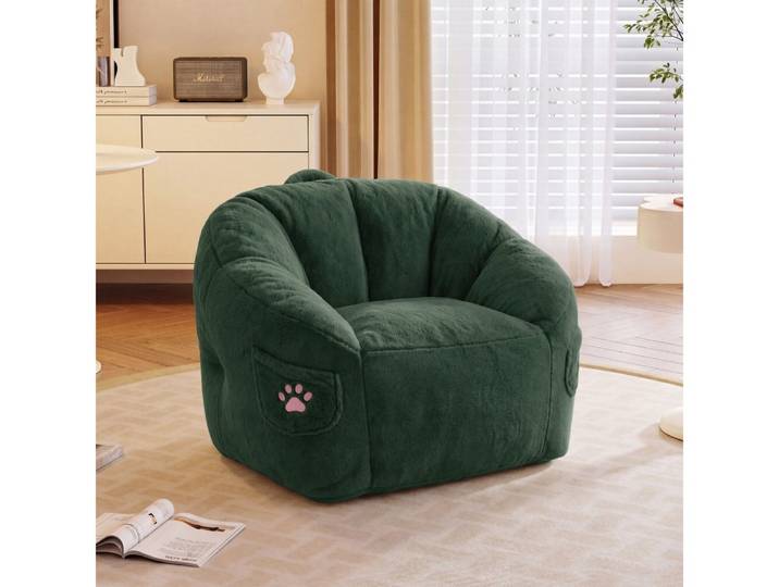 Vipbear Sitzsack Einzelsofa mit Tasche, Cord Flauschig, Ergonomisch Sessel (1 St)