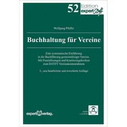 Buchhaltung für Vereine, Ratgeber von Wolfgang Pfeffer