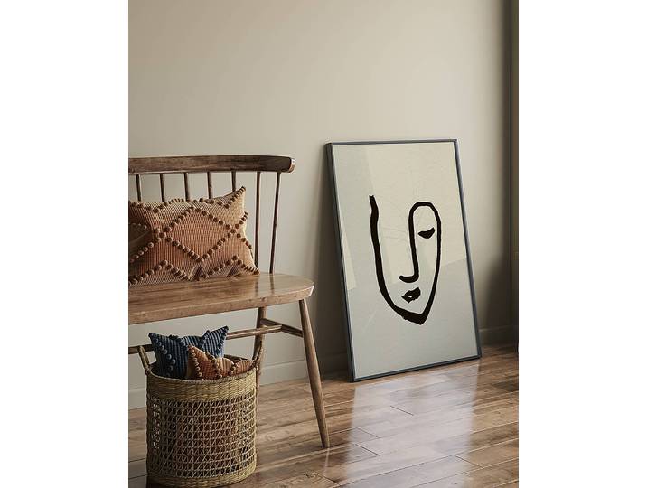 Bild Close Your Eyes Buche Massiv, lackiert Acrylglas Multicolor 63 x 83cm