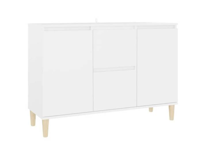 Buffet - FYDUN - AB806103 - Blanc - 2 portes - 2 tiroirs - 103 5x35x70 cm