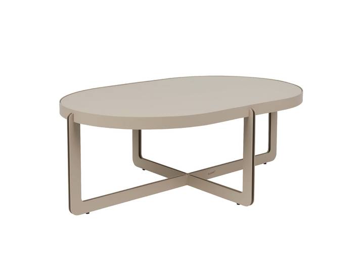 Zuiver Centre Coffee Table Stahl/MDF Oval 102x68 cm