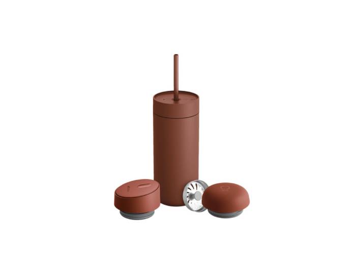 Thermobecher Fellow Carter 3-in-1 Sip System, 474 ml – Sienna
