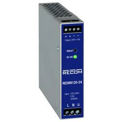 RECOM REDIIN120-48 Hutschienen-Netzteil (DIN-Rail) 48 V 2.50 A 120 W Anzahl Ausgänge:1 x Inhalt 1 St.
