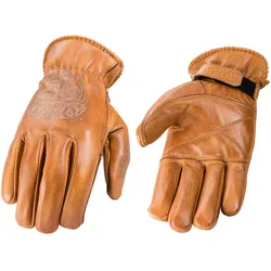 Rokker Tattoo Skull Motorrad Handschuhe 3XL