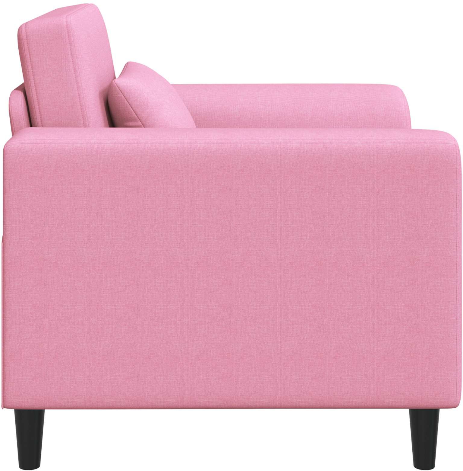 vidaXL Fauteuil Rose Tissu