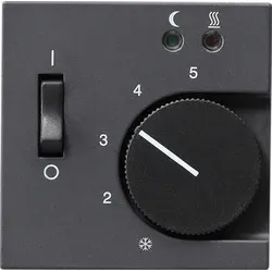 Gira Drehknopf Raumtemp anthrazit matt System 55 149428 diverse Symbole