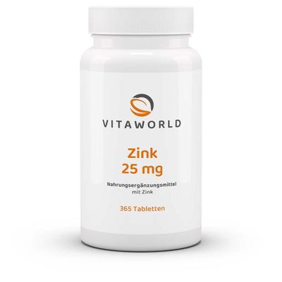 Zink 25 mg Tabletten 365 St