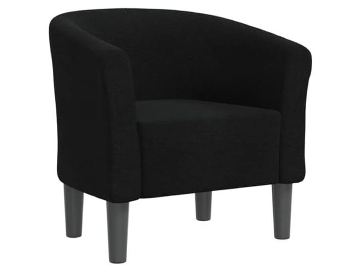 vidaXL Clubsessel Schwarz Stoff