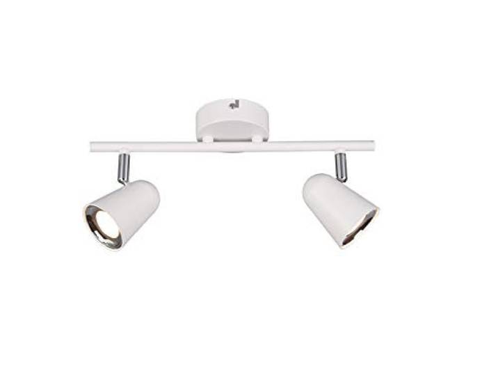Reality Leuchten LED Spotbalken Toulouse R82122131, Kunststoff weiß matt, inkl. 2x 3.5 Watt LED