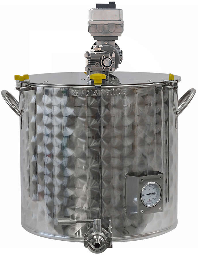 Polsinelli Pentola motorizzata inox Tri-Clamp con inverter - 300 L