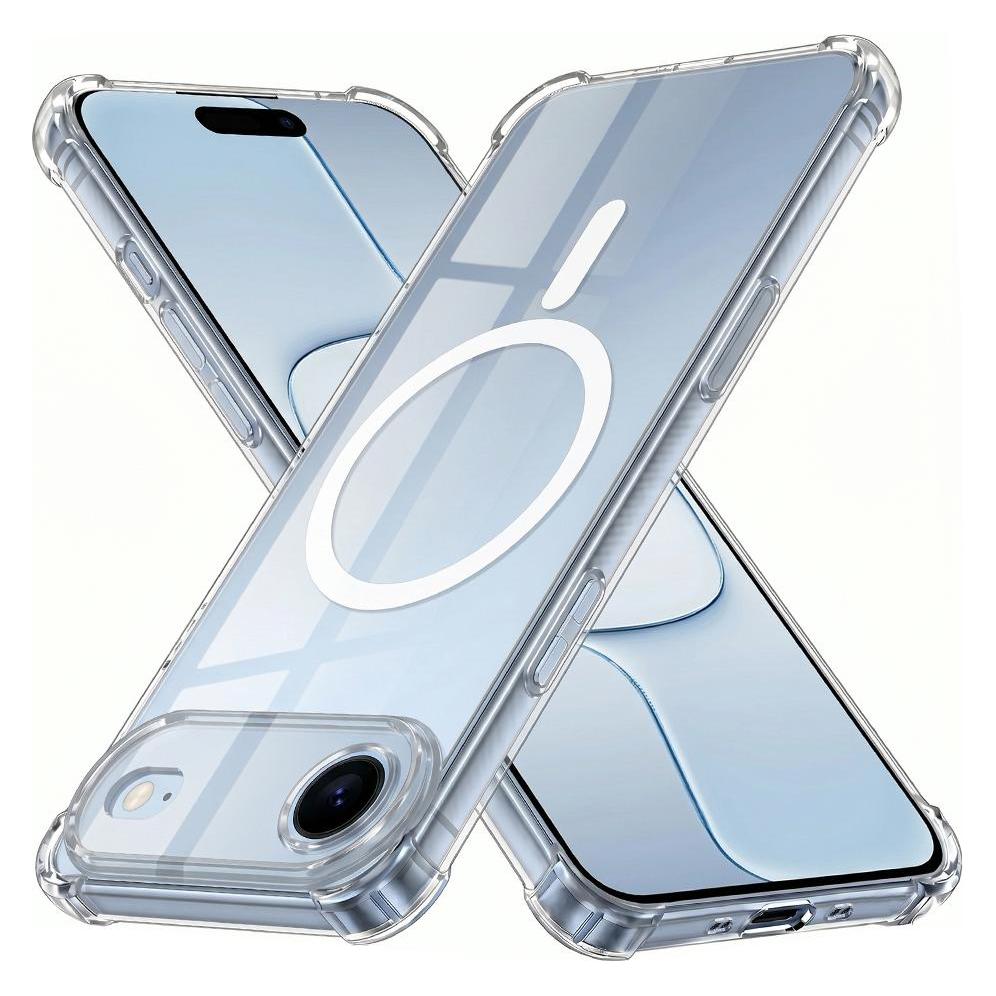 Techsuit - Shockproof Clear Silicone MagSafe - iPhone 17 Air - Clear (Apple iPhone 17) (58346164)