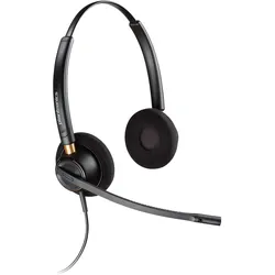 HP Poly EncorePro 520D Binaurales digitales Headset mit Quick Disconnect (Kabelgebunden, Skype), Office Headset, Schwarz