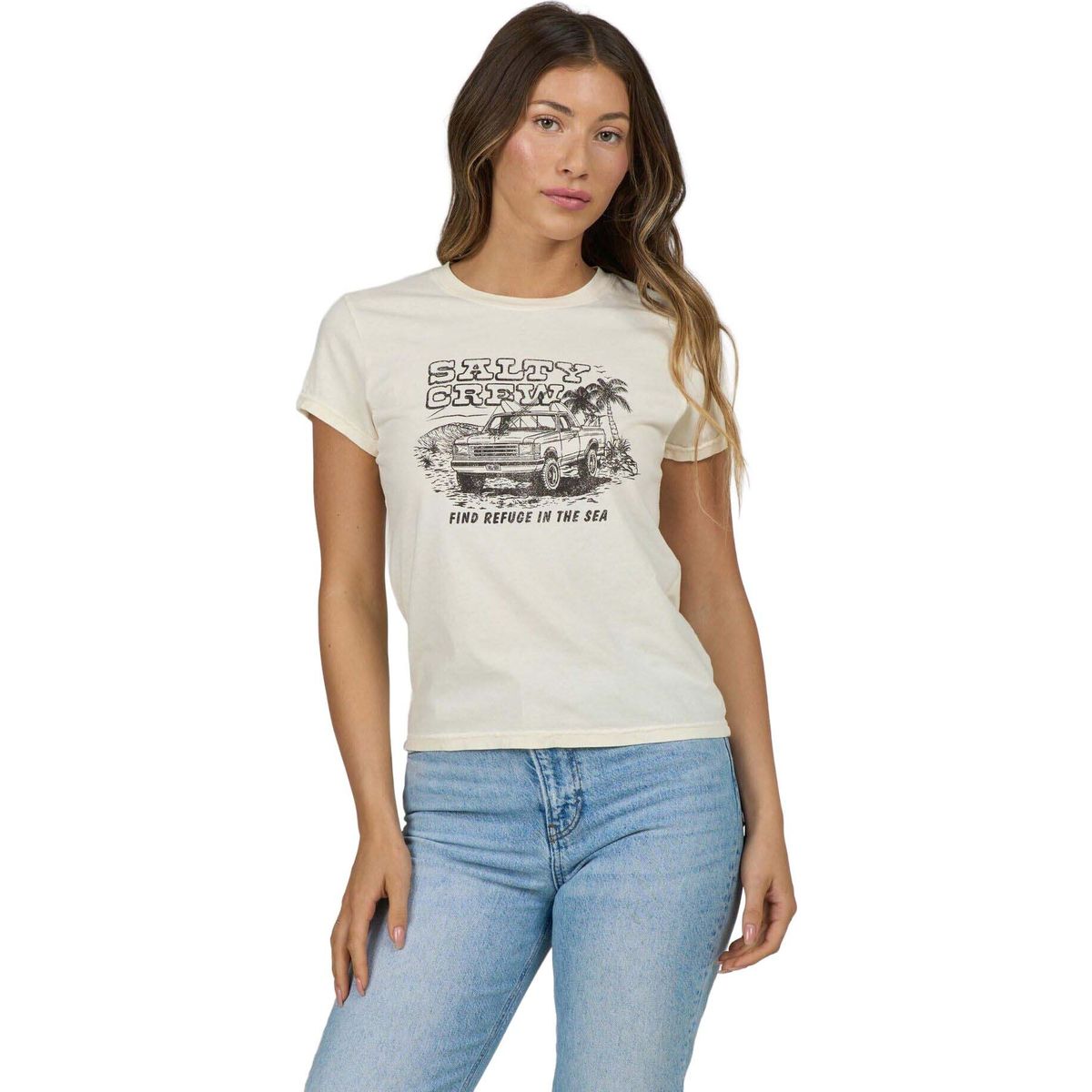 Salty Crew Truck Stop Modern Tee off white (OFF) XS 25035043W-OFF-XS