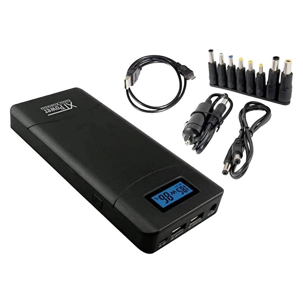 Xpower XTPower XT-20000 QC3 Powerbank 20400 mAh Li-Ion USB, DC-Buchse 3.5mm Schwarz (20400 mAh, 65 W, 75.48 Wh) (249851)