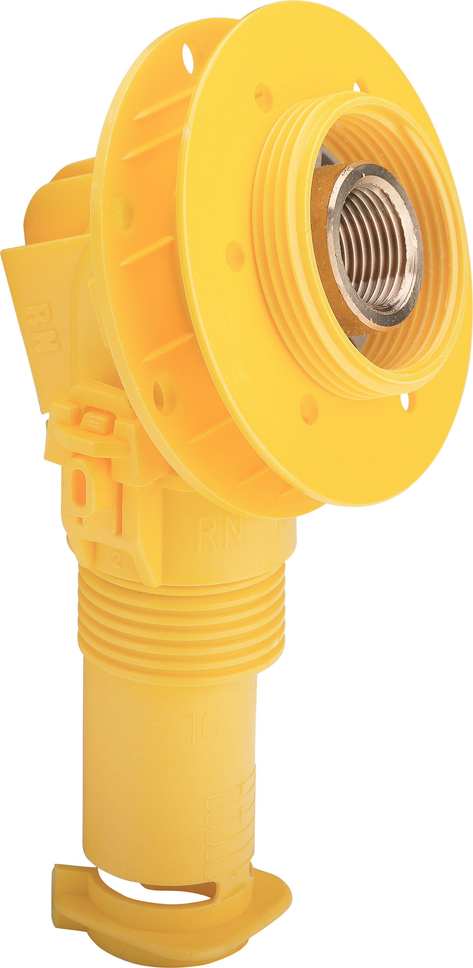 Viega Sanfix-P boîte de jonction encastrée 304386 16 mm x Rp 1/2, 70°, plastique, pour cloison sèche