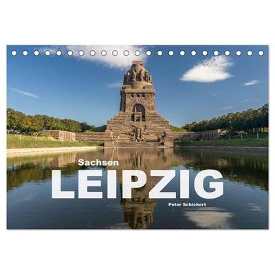 Sachsen - Leipzig (Tischkalender 2027 DIN A5 quer), CALVENDO Monatskalender