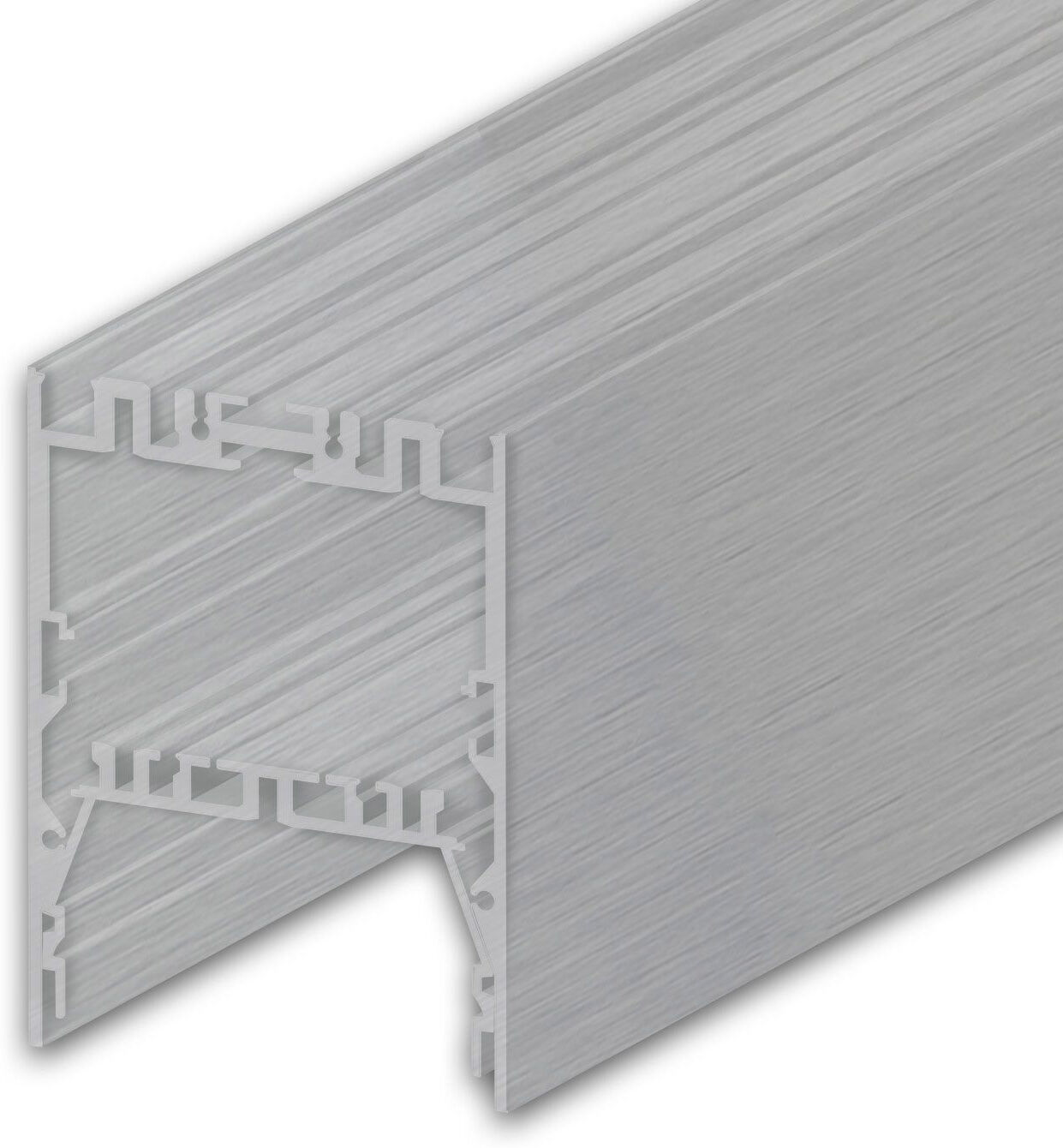 Isoled Led Leuchtenprofil Lamp40 Aluminium Silber Pulverbeschichtet, 300 Cm
