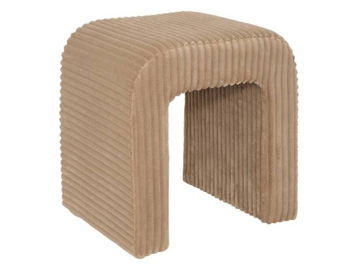 Pouf Sevi beige - Atmosphera createur d'interieur