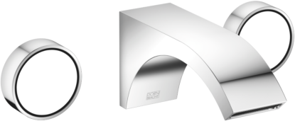 Dornbracht Cyo Dreiloch-Wand-Armatur 36707811-00 für Waschtisch, Ausladung 160mm, ohne Ablaufgarnitur, chrom