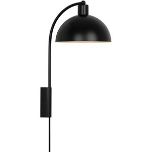Nordlux Wandleuchte Ellen 20, aus Aluminium, für innen, 230 V, schwarz, mit E14-Fassung