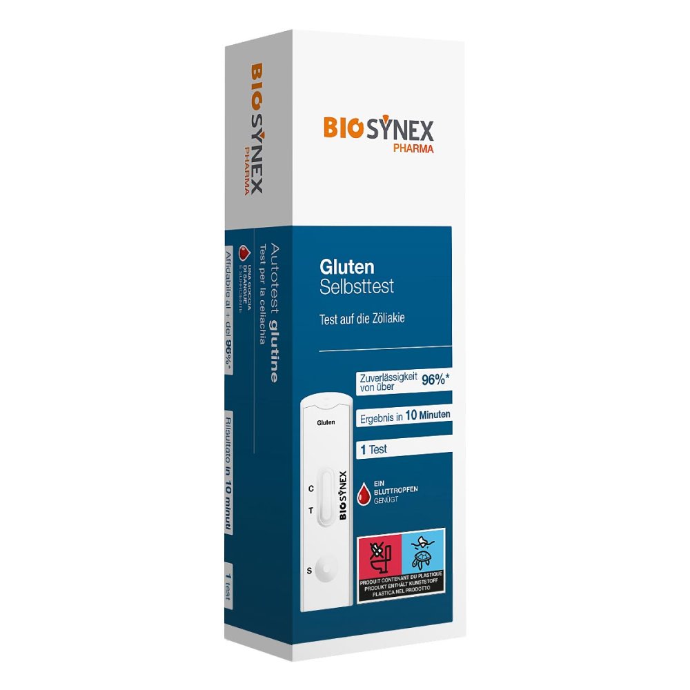MedGoNET GmbH Biosynex Gluten + Zöliakie Selbsttest 10 Minuten Blut 19993297