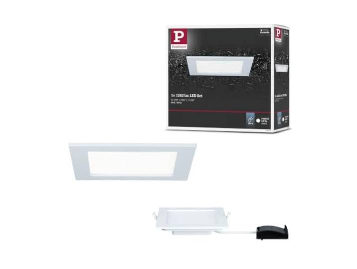 Paulmann Quality EBL Set Panel eckig LED 1x12W 4000K