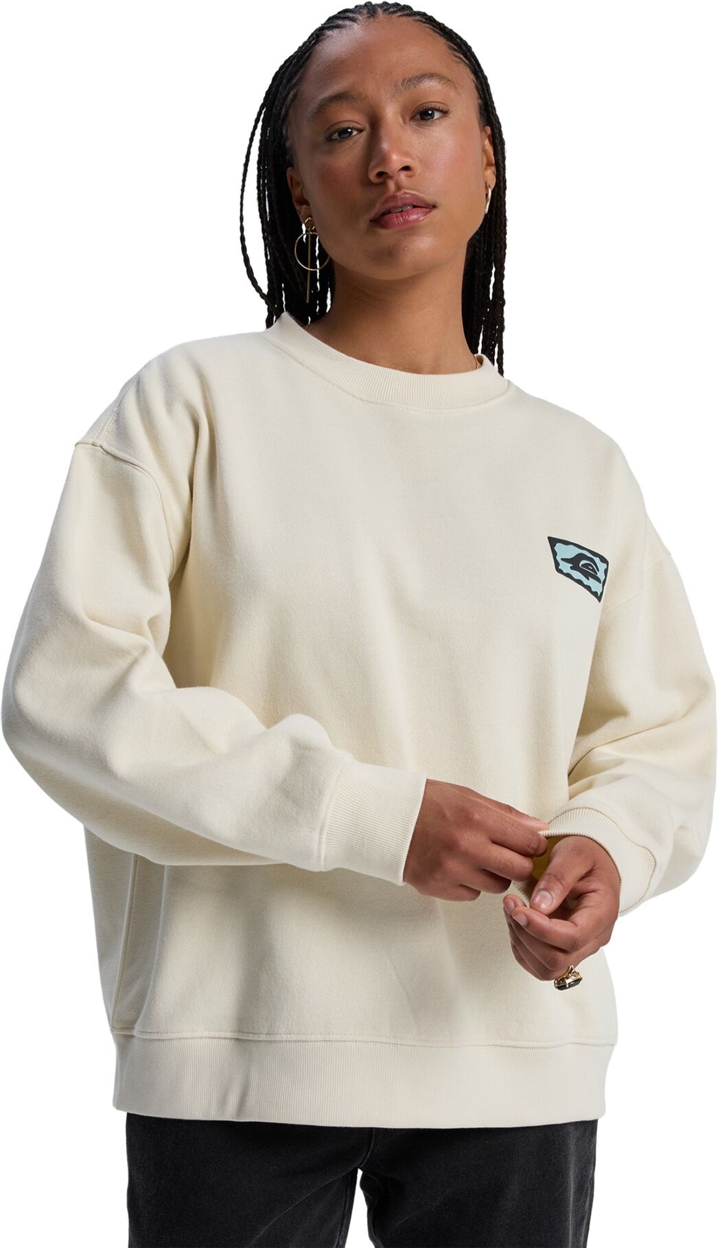 Quiksilver Calienta-cuellos de mujer Standard .  (L) Blanco