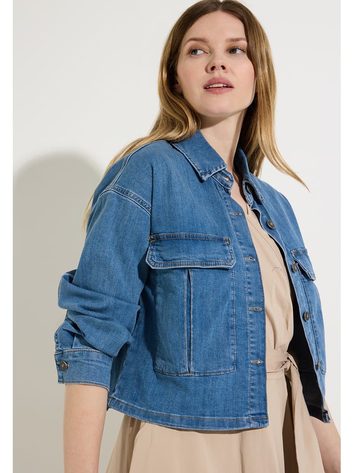 More & More Jeansjacke in Blau - 42