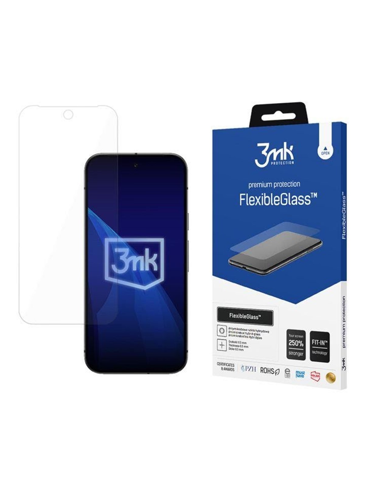 3mk Hybrid glass FlexibleGlass on Google pixel 9A