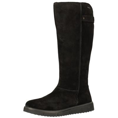 Stiefel LEGERO "Legero Stiefel Veloursleder", Damen, Gr. 40, schwarz, Veloursleder, Schuhe Stiefel