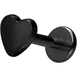 Titan Labret mit Innengewinde HERZ
