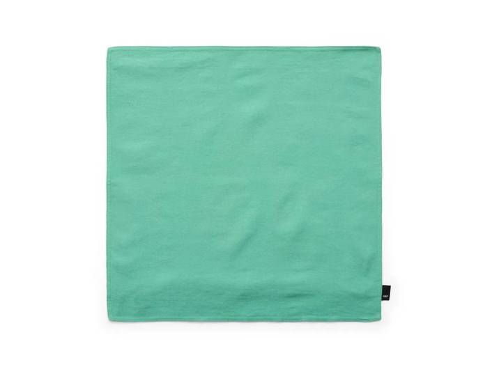 HAY Housse de coussin Linen 50x50 cm Emerald green