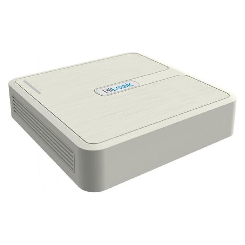 HiLook NVR rögzítő - NVR-104H-D/4P (4 csatorna, H265+, HDMI+VGA, 2xUSB, 1x Sata, 4x PoE) (Netzwerk Videorecorder (NVR)) (TVNVR104HD4PD)