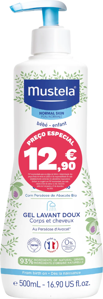 Mustela Gel limpiador suave
