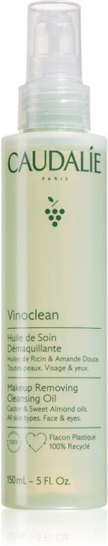 Caudalie Vinoclean Öl zum Reinigen und Abschminken für Gesicht und Augen 150 ml