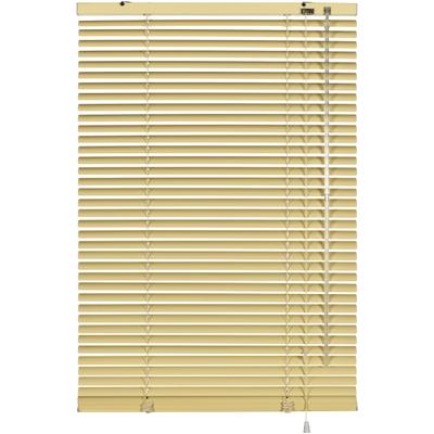 Jalousie GARDINIA "Aluminium-Jalousie 25 mm" Gr. 2, beige, B:60cm H:175cm, Jalousien, Jalousiebänder farblich passend