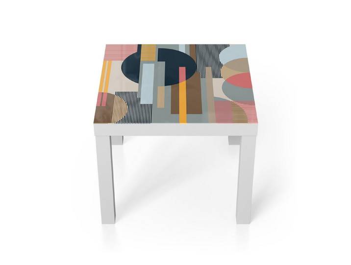DEQORI Couchtisch 'Harmonie in Formen', Glas Beistelltisch Glastisch modern