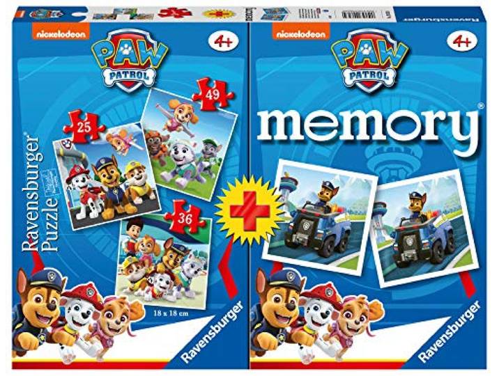 Ravensburger Paw Patrol, puzzel en spel voor kinderen, aanbevolen leeftijd 4 jaar