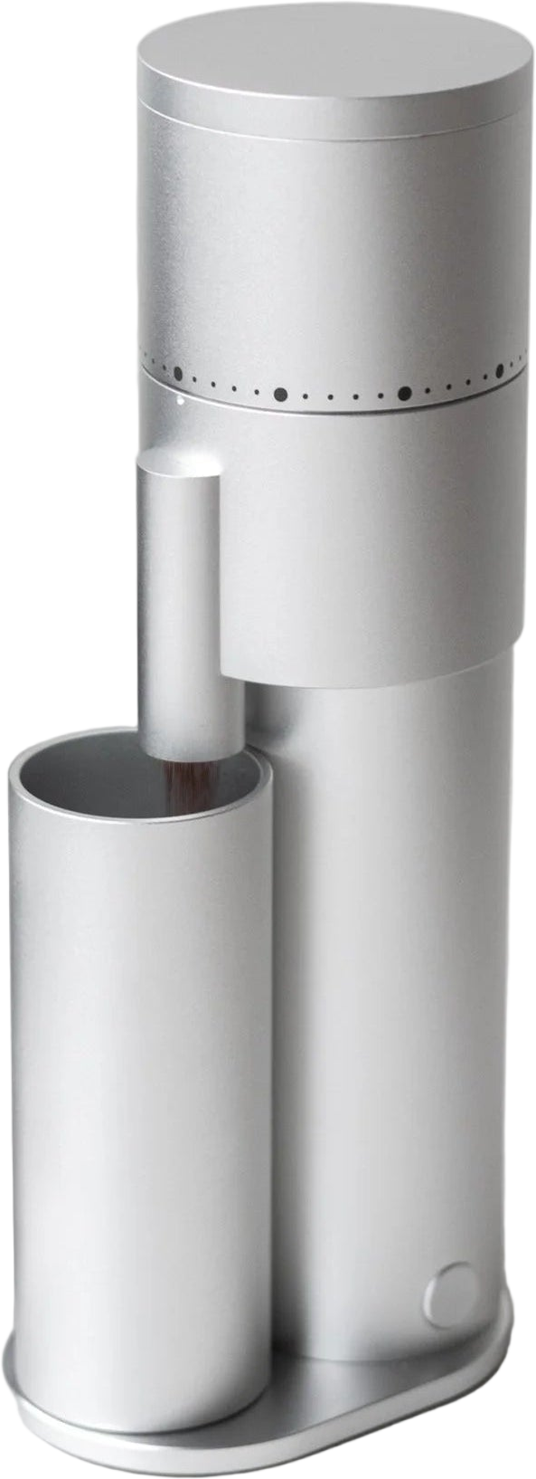 Option-O Lagom Mini 2 – 48 mm konisk kværn enkeltdoseringsmøbel med USB-C strømforsyning Silber
