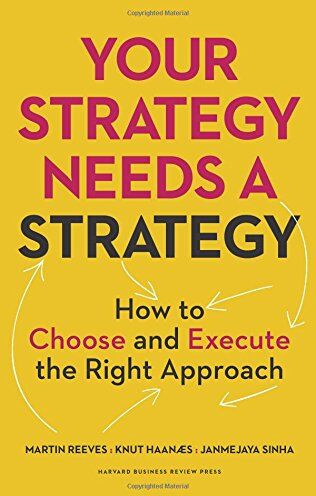 Martin Reeves - Your Strategy Needs a Strategy: How to Choose and Execute the Right Approach - Preis vom 30.09.2026 09:01:18 h