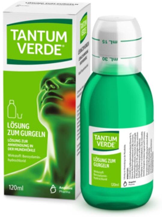 Tantum Verde® Gurgellösung bei Entzündungen im Mund- und Rachenraum 120 ml 120 ml Gurgellösung